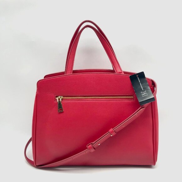 I.N.C. International Concepts Red Pepper Emiliee Medium Satchel Bag - NWT - Picture 2 of 11